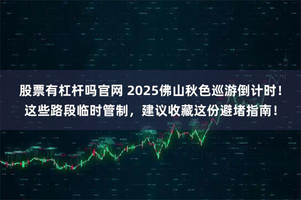 股票有杠杆吗官网 2025佛山秋色巡游倒计时！这些路段临时管制，建议收藏这份避堵指南！