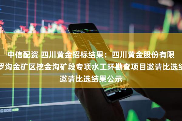 中信配资 四川黄金招标结果：四川黄金股份有限公司梭罗沟金矿区挖金沟矿段专项水工环勘查项目邀请比选结果公示